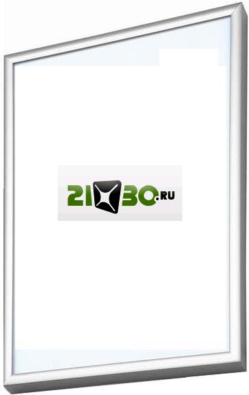 Рамка алюминий 42*59 серебро