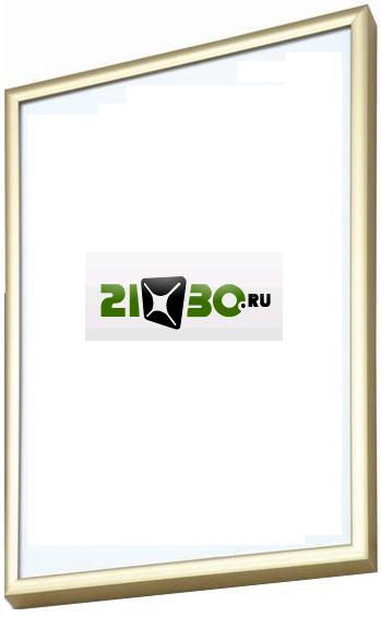 Рамка алюминий 30*42 золото